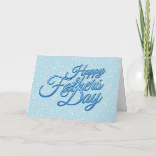Carte Bonne Fête des pères (Devant)