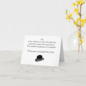 Carte Bonne Fête des pères (Fleur jaune)