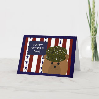 Carte Bonne Fête des pères à mon héros et à mon père de 