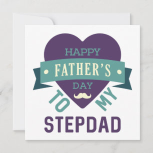 Carte Bonne Fête des pères à mon Stepdad // Blank