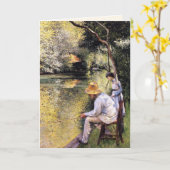 Carte Bonne Fête des pères. Art (Fleur jaune)