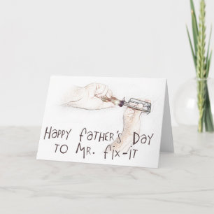 Carte Bonne Fête des pères au Handyman !
