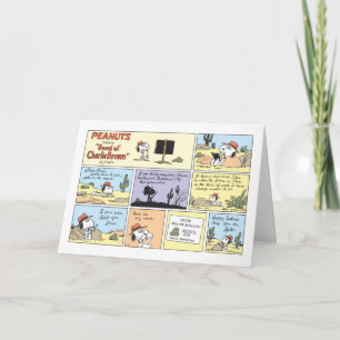 Carte Bonne fête des pères   Bande dessinée Peanuts Spik