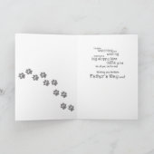 Carte Bonne Fête des pères de votre petit chien (Intérieur)