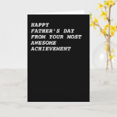 Carte Bonne Fête des pères De Votre Réussite (Fleur jaune)