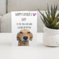 Bonne Fête des pères du chien mignonne drôle