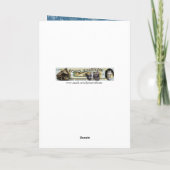 Carte Bonne Fête des pères Grey Squirrel Salutation (Dos)