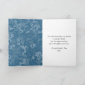 Carte Bonne Fête des pères Grey Squirrel Salutation (Intérieur)