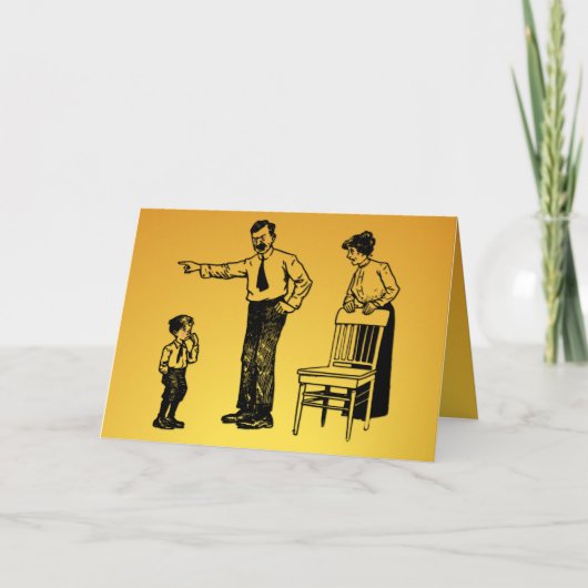 Carte Bonne Fête des pères - Je mens (Devant)