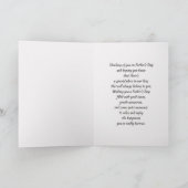 Carte Bonne Fête des pères. Motif (Intérieur)