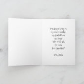 Carte Bonne Fête des pères Papa Aquarelle Coeurs arc-en- (Intérieur)