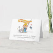 Carte Bonne Fête des pères Papa Step (Dos)