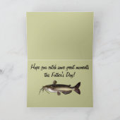 Carte Bonne Fête des pères : poisson-chat (Intérieur)