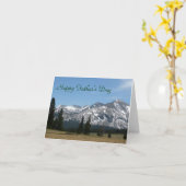 Carte Bonne Fête des pères Sierra Nevada (Fleur jaune)