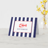 Carte Bonne Fête des pères - Style côte Est (Fleur jaune)