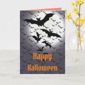 Carte Bonne fête d'Halloween (Fleur jaune)