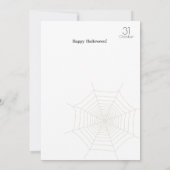 Carte Bonne fête d'Halloween "Treat or Trick" (Dos)