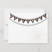 Carte Bonne fête d'Halloween "Treat or Trick" (Dos)