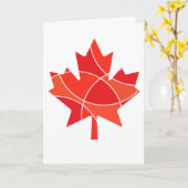 Carte Bonne fête du Canada ! (Fleur jaune)