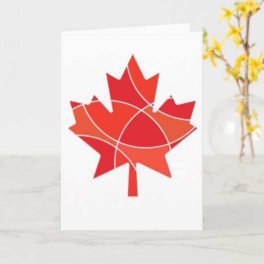 Carte Bonne fête du Canada ! (Fleur jaune)