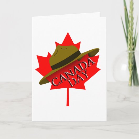 Carte Bonne fête du Canada (Devant)
