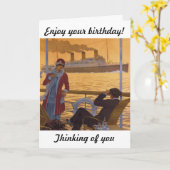 Carte Bonne fête pour ton anniversaire (Fleur jaune)