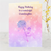Carte Bonne fille d'anniversaire (Fleur jaune)