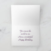 Carte Bonne fille d'anniversaire (Intérieur)