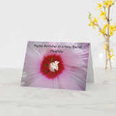 Carte Bonne fille d'anniversaire (Fleur jaune)