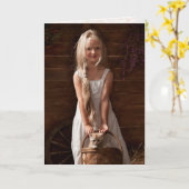 Carte Bonne fille d'anniversaire (Fleur jaune)