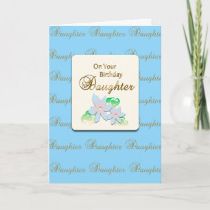 Carte Bonne fille d'anniversaire (anniversaire)
