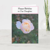 Carte Bonne fille d'anniversaire Pastel Rose Roses (Devant)