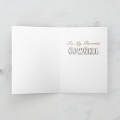 Carte Bonne fille d'anniversaire personnalisable (Intérieur)