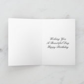 Carte Bonne Fleur d'anniversaire (Intérieur)