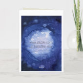 Carte Bonne Halloween Saluer Flying Witch (Dos)