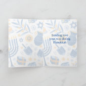 Carte Bonne Hanoukka (Intérieur)