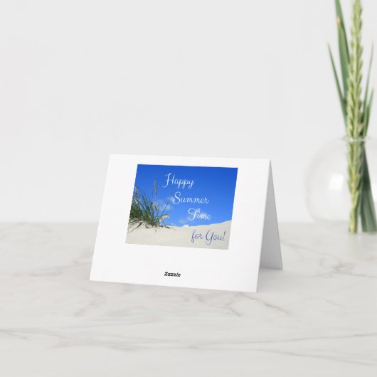 Carte Bonne heure d'été pour vous ! (Dos)