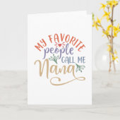 Carte Bonne Idée De Design Pour Grand-Mère (Fleur jaune)