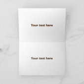 Carte Bonne illustration de bison américain (Intérieur)