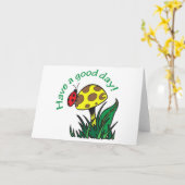 Carte Bonne journée (Fleur jaune)