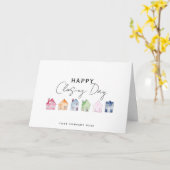 Carte Bonne journée de fermeture (Fleur jaune)