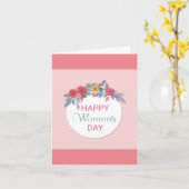 Carte Bonne Journée des Femmes (Fleur jaune)