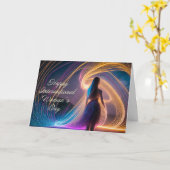 Carte Bonne Journée internationale de la femme (Fleur jaune)