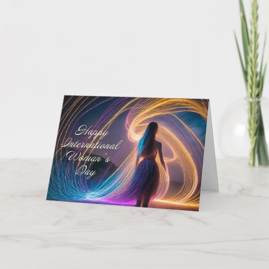 Carte Bonne Journée internationale de la femme (Devant)