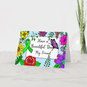 Carte Bonne journée, je vous souhaite guérison, amour