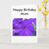 Carte Bonne maman BIrthday (Fleur jaune)