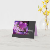 Carte Bonne maman d'anniversaire (Fleur jaune)