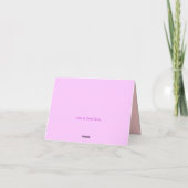 Carte Bonne maman d'anniversaire (Dos)
