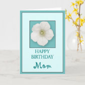 Carte Bonne maman d'anniversaire (Fleur jaune)