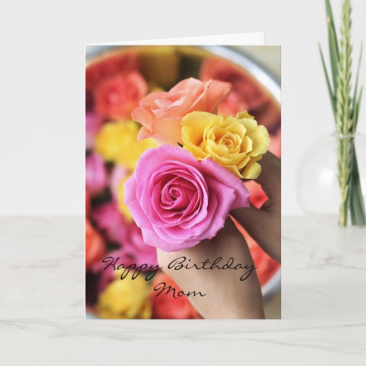 Carte Bonne maman d'anniversaire (Devant)